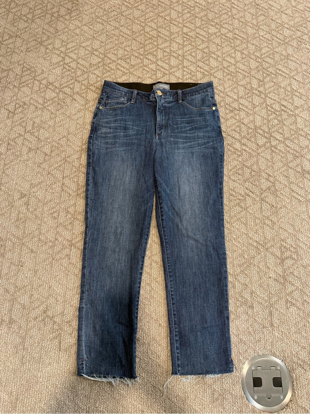 Wit & Wisdom Dark Wash Straight-Leg Jeans